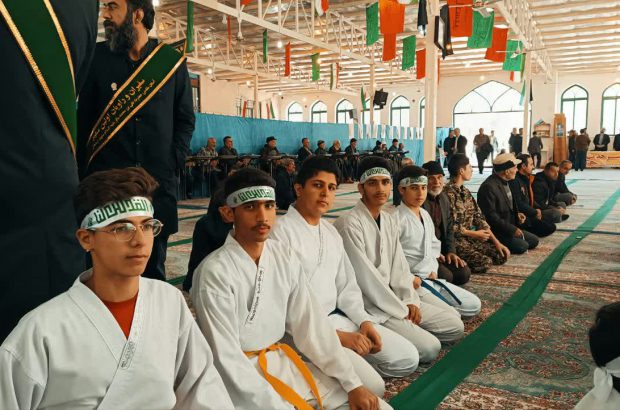 حضور رزمی کاران نوش آباد در راهپیمایی ضد صهیونیستی