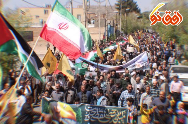 راهپیمایی باشکوه روز جهانی قدس در آران و بیدگل