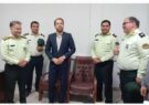 دیدار و گفتگو  فرمانده انتظامی با دادستان شهرستان