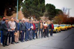 تقدیر از رانندگان تاکسی بیسیم ۱۳۳ و افتتاح سامانه هوشمند تاکسی های بیسیم ۱۸۳۳ شهرستان آران و بیدگل
