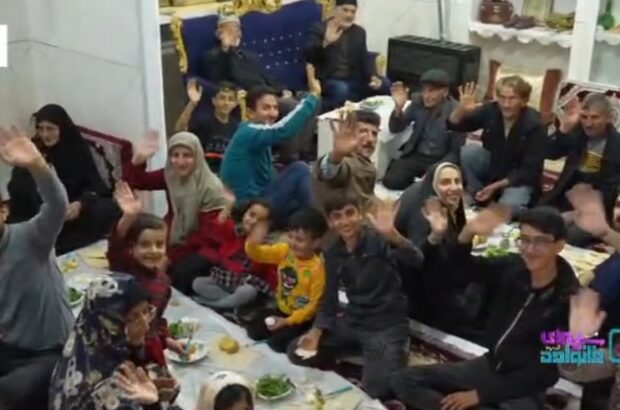 صفای دورهمی خانواده پر جمعیت آران و بیدگلی