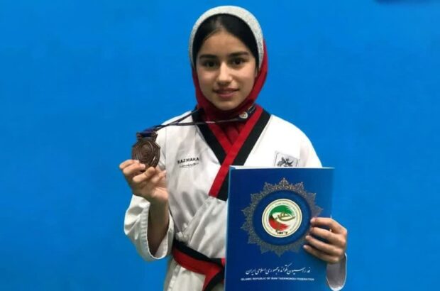 فاطمه نصیریان بر سکوی سوم لیگ پومسه کشور ایستاد