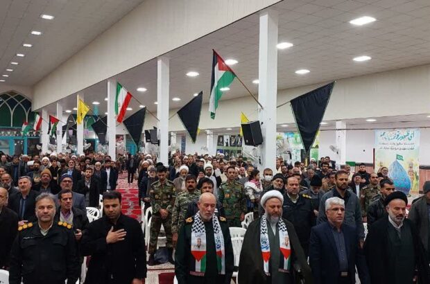 مراسم گرامیداشت شهید سیدحسن نصرالله در آران و بیدگل