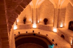 آئین بهره‌برداری از حوض‌خانه مسجد موسی‌بن‌جعفر(ع) شهر نو‌ش‌آباد