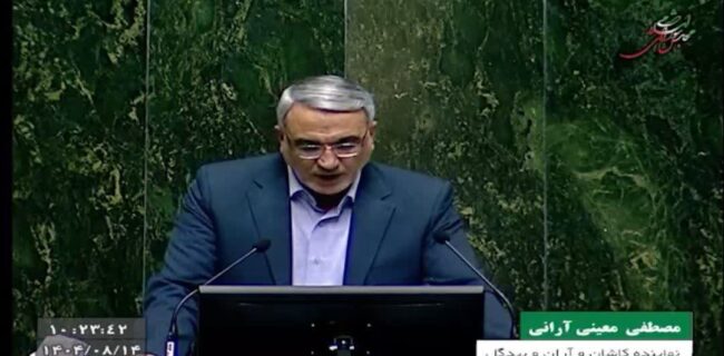 دکتر معینی:توسعه منطقه کاشان و آران و بیدگل بدون حل بحران آب ممکن نیست