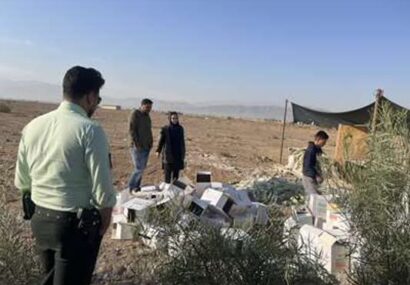 توقیف و امحای ۱۴ هزار لیتر گلاب و عرقیات گیاهی مشکوک و تاریخ‌گذشته در آران و بیدگل