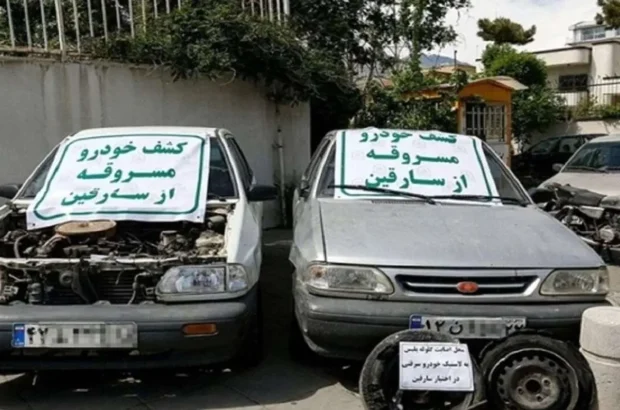 کشف خودرو پراید مسروقه آران و بیدگل در عملیات سریع پلیس کاشان