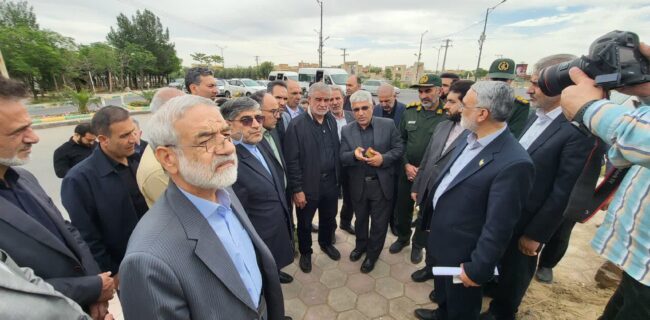 رئیس و اعضای کمیسیون امور داخلی کشور از مناطق آسیب‌دیده آران و بیدگل بازدید کردند