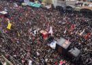 شکوه تشییع پیکر رهبر شهید انقلاب در نجف اشرف؛