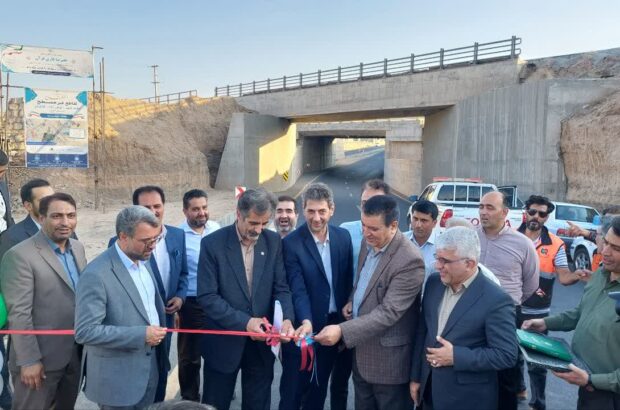 بهره‌برداری از دهانه دوم پل زیرگذر نوش‌آباد-کاشان با اعتبار ۷۲۰ میلیارد ریال